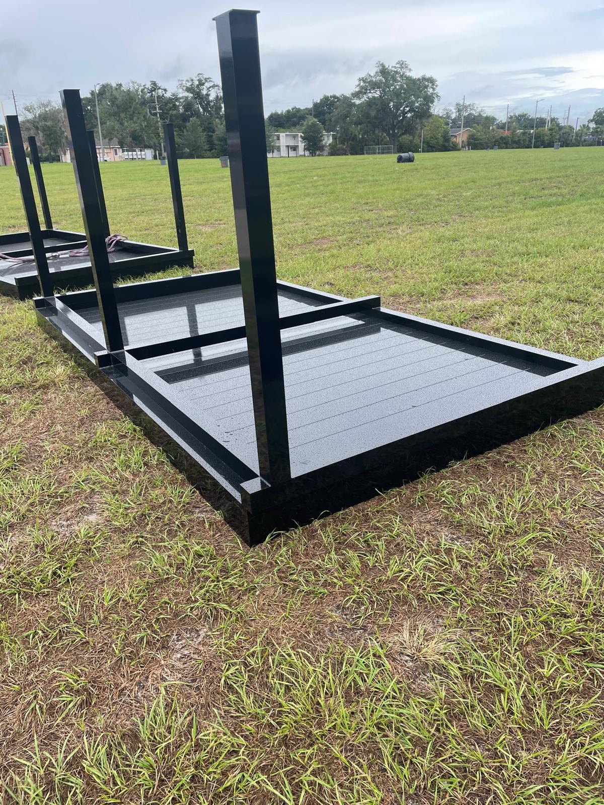 Finished stadium structural elements