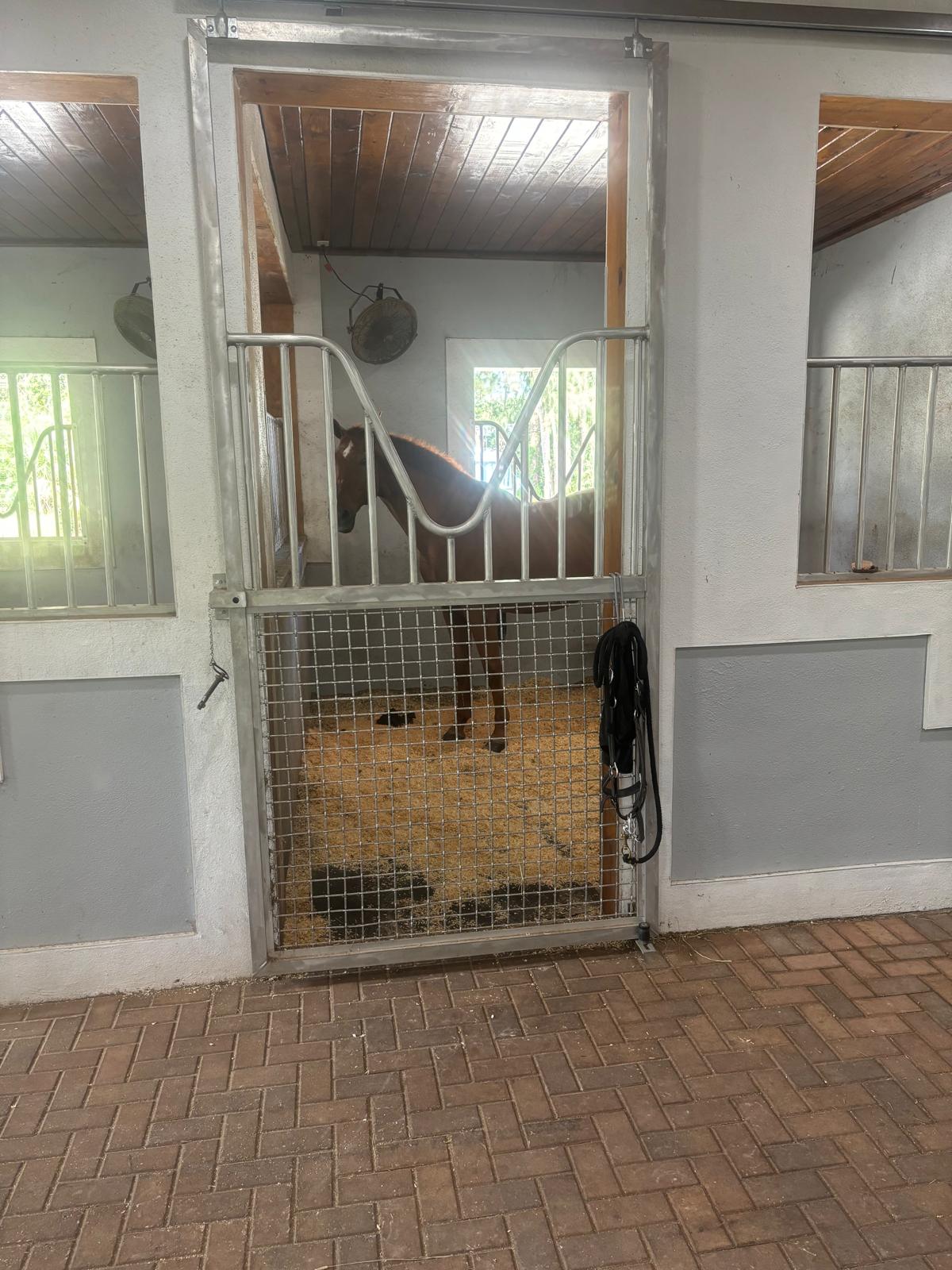 Horse stall structural framing