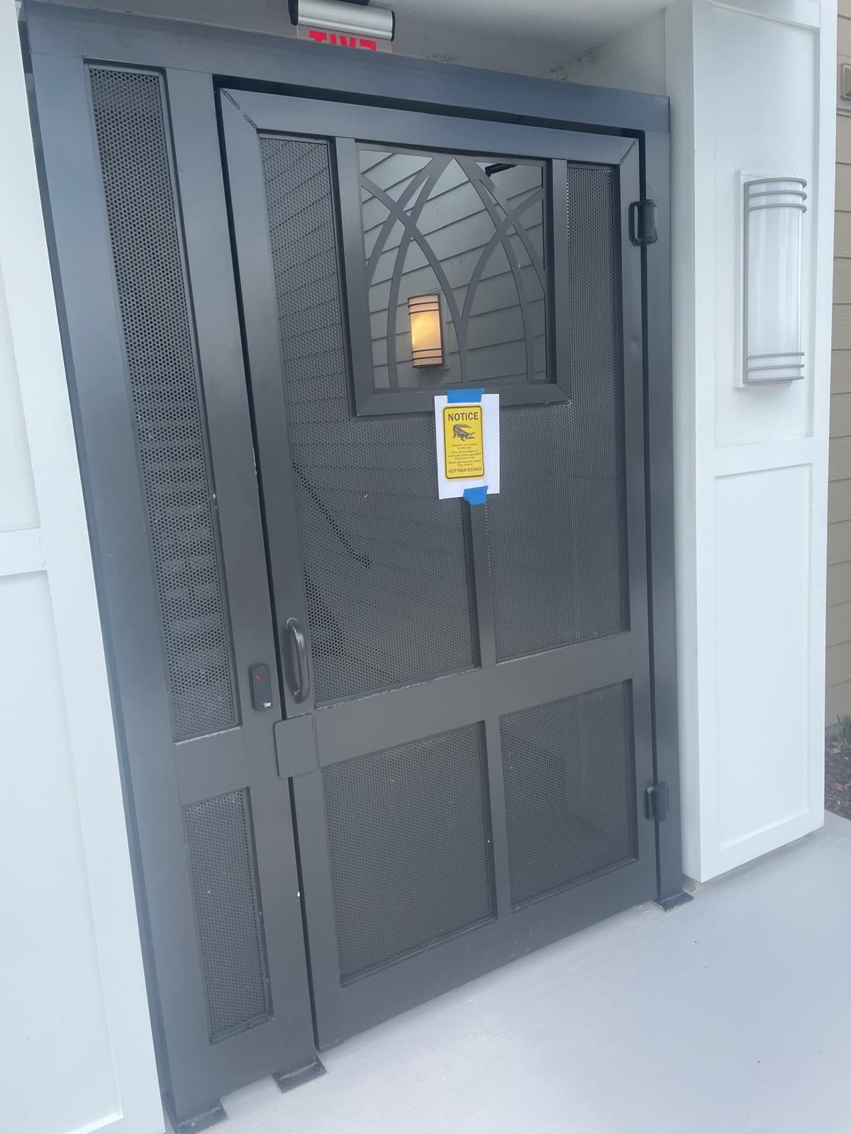 Custom metalwork detail