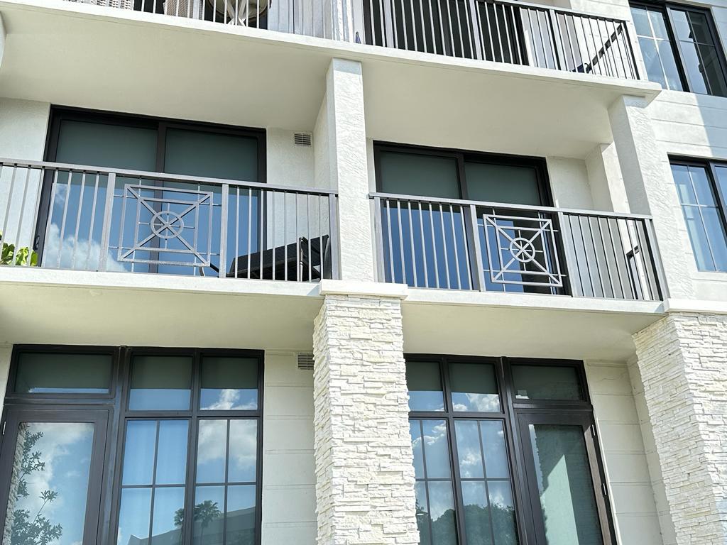 Architectural railings at MIDTOWN The Ellsworth