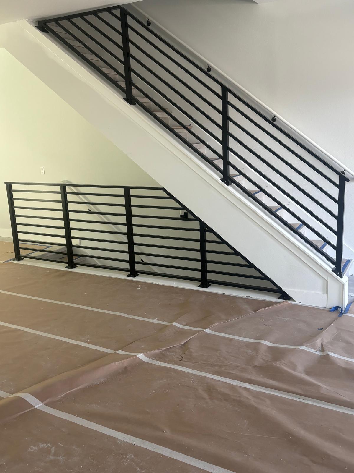 Exterior steel stair at Venue Townhomes